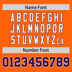 Orange Classic Authentic Football Jersey 4