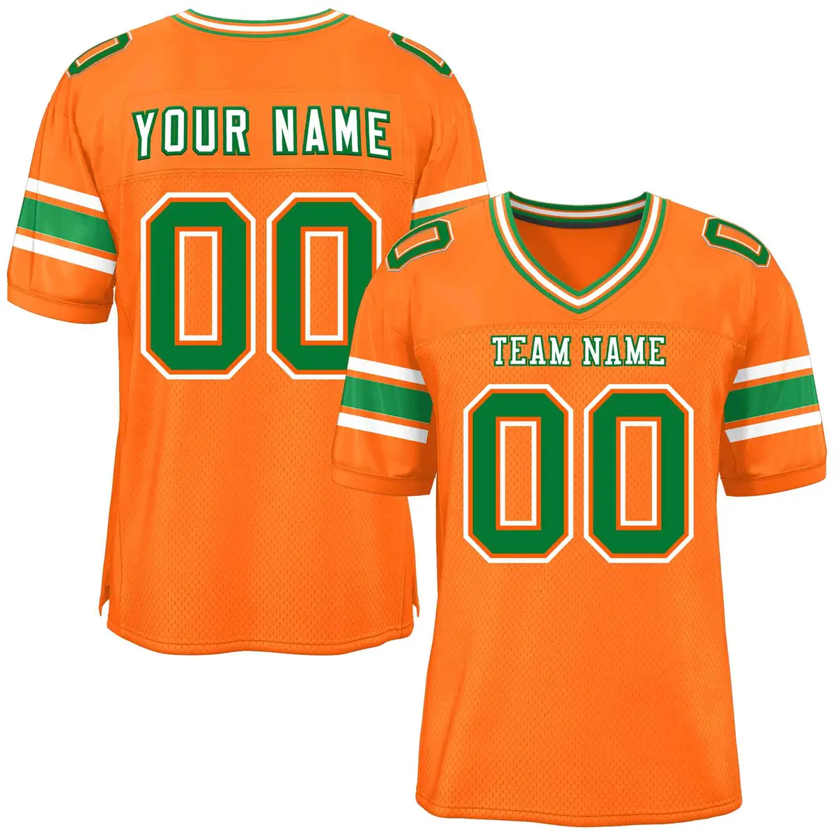 Orange Classic Authentic Football Jersey
