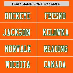 Orange Classic Authentic Football Jersey 3