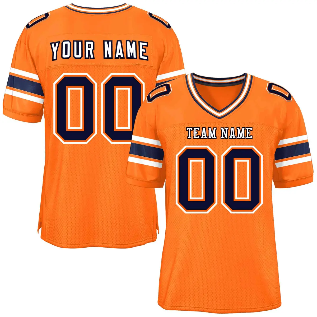 Orange Classic Authentic Football Jersey