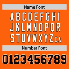 Orange Classic Authentic Football Jersey 4