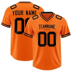 Orange Classic Style American Football Jersey