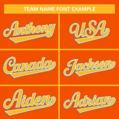 Orange Classic Varsity Full-Snap Letterman Baseball Jacket 5
