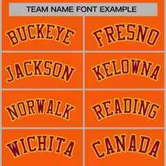 Orange Crimson-Gold Varsity Full-Snap Letterman Jacket 5