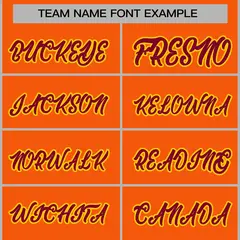 Orange Crimson-Gold Varsity Full-Snap Letterman Jacket 5
