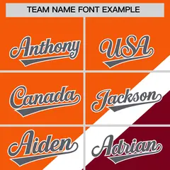 Orange Crimson Raglan Varsity Full-Snap Letterman Baseball Jacket 3