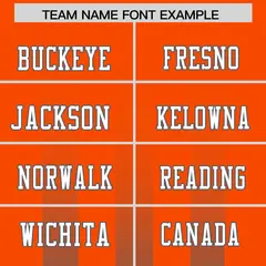 Orange Dark Gray Vertical Fine Stripe Gradient Football Jersey 3