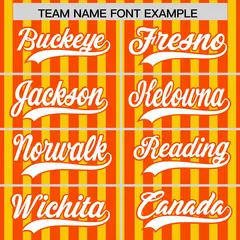 Orange Gold American Flag Graffiti Baseball Jersey 3
