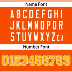 Orange Gold Raglan Gradient Thick Stripe Baseball Jersey 4