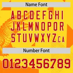 Orange Gold Raptor Series Raglan Baseball Jersey 5
