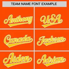 Orange Gold Varsity Letterman Three Stripes Raglan Jacket Hoodie 5