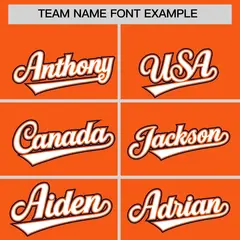 Orange Graffiti Multicolored Flames Print Baseball Jersey 3
