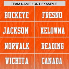 Orange Gray Gradient Outdoor Flag Football Jersey 3