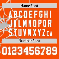 Orange Gray Spider Web Raglan Authentic Baseball Jersey 4