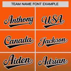 Orange Green Gradient Full-Snap Varsity Letterman Jacket 3
