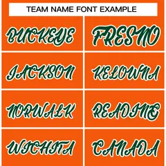Orange Green-White Raglan Sleeves Waterproof Jacket 3