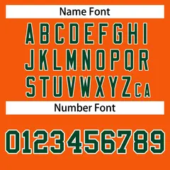 Orange Green-White Raglan Sleeves Waterproof Jacket 4