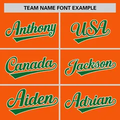 Orange Kelly Green Color Block Varsity Letterman Jacket 3