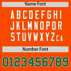 Orange Kelly Green Full-Zip Varsity Letterman Jacket Hoodie 6
