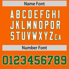 Orange Kelly Green Raglan Sleeves Authentic Football Jersey 4