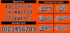 Orange Navy Classic Authentic Pullover Baseball Jersey 3