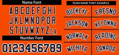 Orange Navy Classic Authentic Pullover Baseball Jersey 3