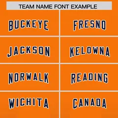 Orange Navy Gradient Vertical Stripe Fashion Football Jersey 3