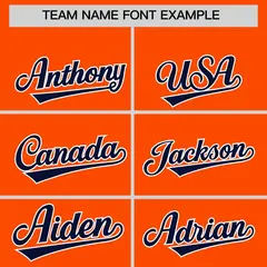 Orange Navy Stripe Animals Graffiti Raglan Baseball Jersey 3