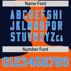 Orange Navy Valentine's Day Couple Silhouettes Baseball Jersey 5
