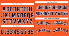 Orange Navy-White Bull Classic Authentic Baseball Jersey 3
