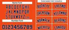 Orange Navy-White Bull Classic Sets Basketball Jersey 4