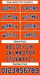 Orange Navy-White Classic Basketball Jersey 3