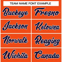 Orange Navy-White Classic Casual Basketball Jersey 3