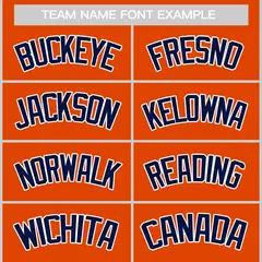 Orange Navy-White Solid Varsity Full-Snap Letterman Jacket 4