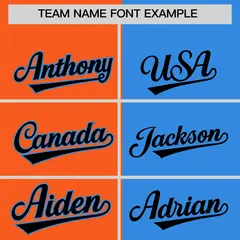 Orange Powder Blue Split Coconut Tree Baseball Jersey 3