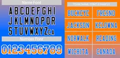 Orange Powder Blue-White Gradient Outdoor Football Jersey 3