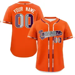 Orange Pride Month Classic Baseball Jersey 1