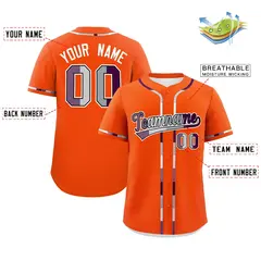 Orange Pride Month Classic Baseball Jersey 2