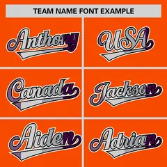 Orange Pride Month Classic Baseball Jersey 3