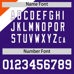 Orange Purple Raglan Sleeves Varsity Full-Snap Letterman Jacket 4
