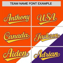 Orange Purple Raglan Sleeves Varsity Full-Snap Letterman Jacket 3