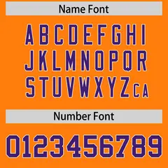 Orange Purple Star Pattern Raglan Sleeves Football Jersey 4