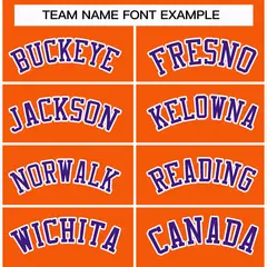 Orange Purple-White Classic Hockey Jersey 3