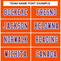 Orange Purple-White Classic Style Authentic Football Jersey 3
