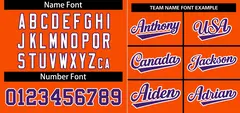 Orange Purple-White Stripe Raglan Sleeves Baseball Jersey 3
