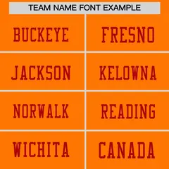 Orange Red Sequin Lettering Breathable Football Jersey 3