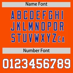 Orange Royal Leopard Graffiti Side Design Baseball Jersey 4