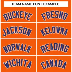 Orange Royal-Orange Raglan Sleeves Varsity Full-Snap Letterman Jacket 3
