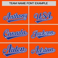 Orange Royal Purple Varsity Letterman Bomber Jacket Full-Zip Raglan Sleeves 3