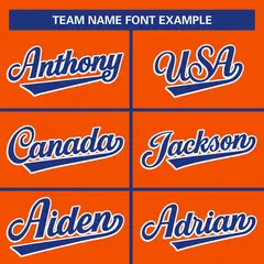 Orange Royal Raglan Full-Snap Varsity Letterman Baseball Jacket 5